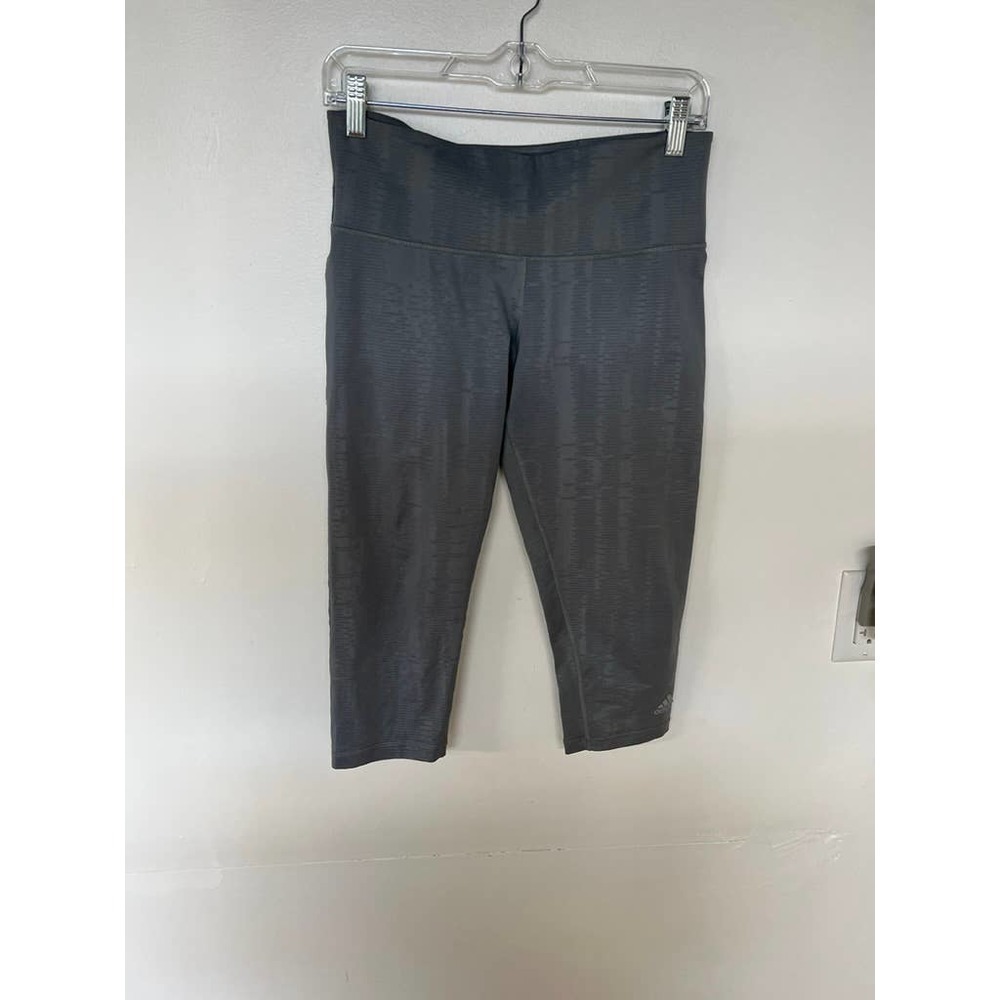Adidas Grey Cropped Leggings
